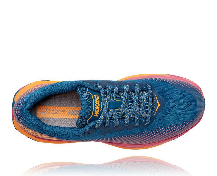 Tenis Hoka One One Trail Mujer Azules - Torrent 2 - YIMQ64137